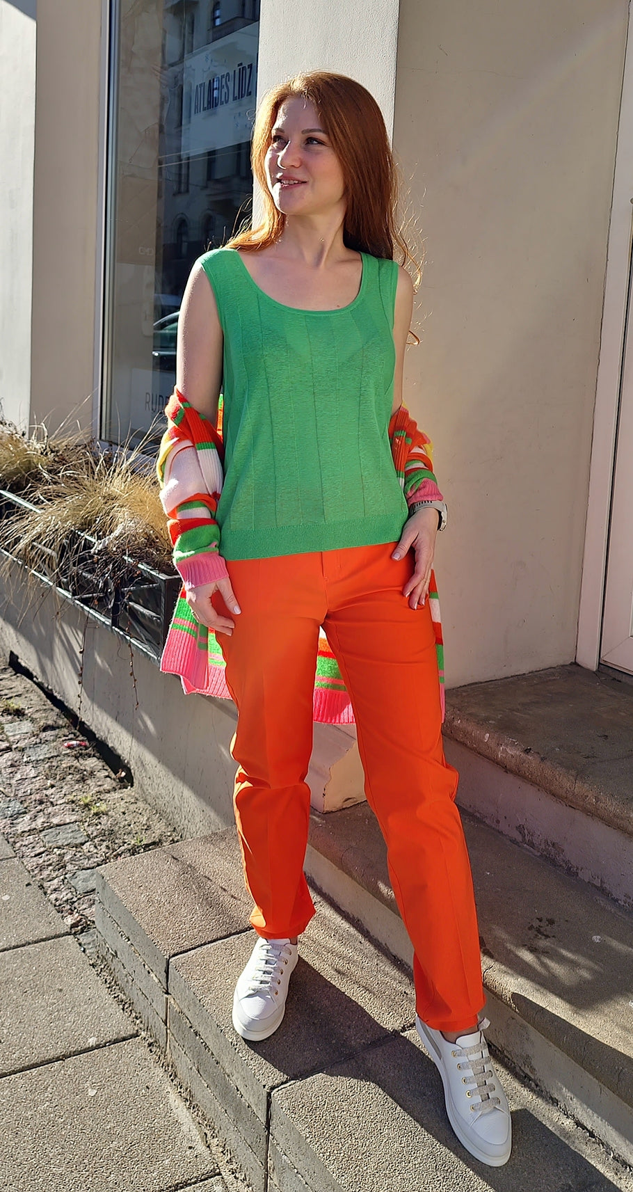 Estheme Cachemire (zīds/lins) tops